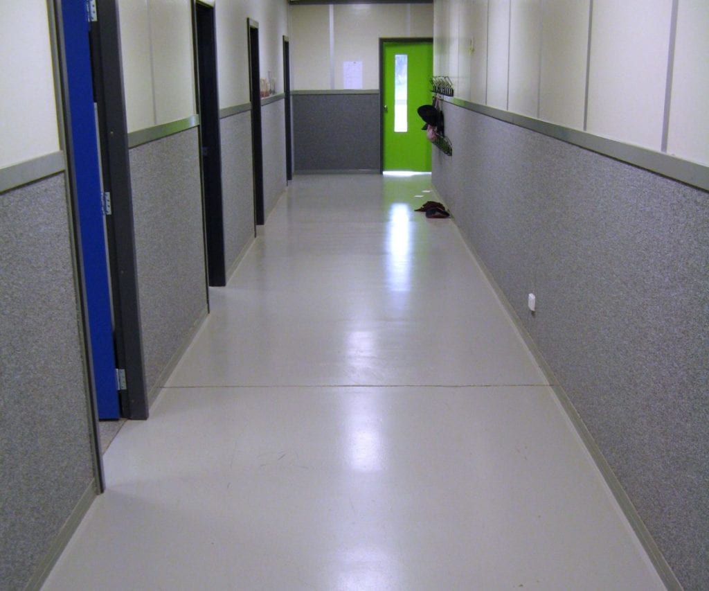 Internal Clear Floor Fluoropolymer Coatings
